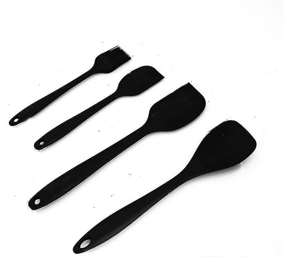 10 Piece Silicone Cooking Utensils Set - 446f Heat Resistant，kitchen Utensil Gadgets Tools Set For N