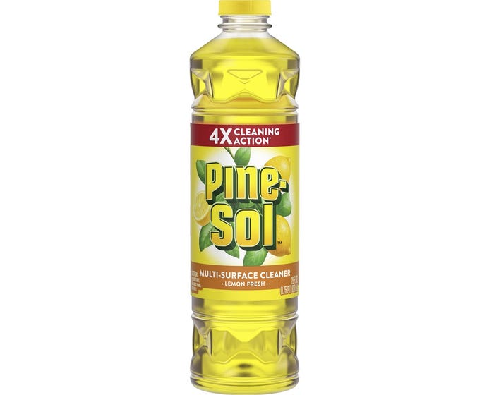 Pine-Sol Multi-Surface Cleaner， Lemon Fresh， 28 Fluid Ounce Bottle 40187