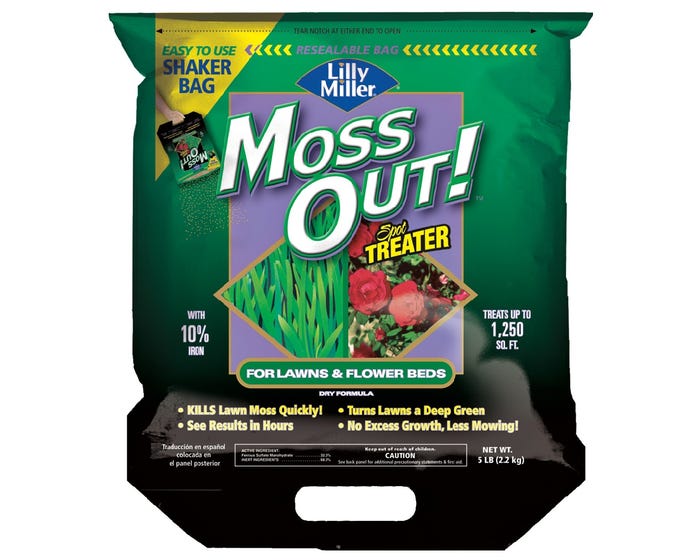 Moss Out! Ready-to-Use Lawn Granules Shaker Bag， 5 lb. - 100099159