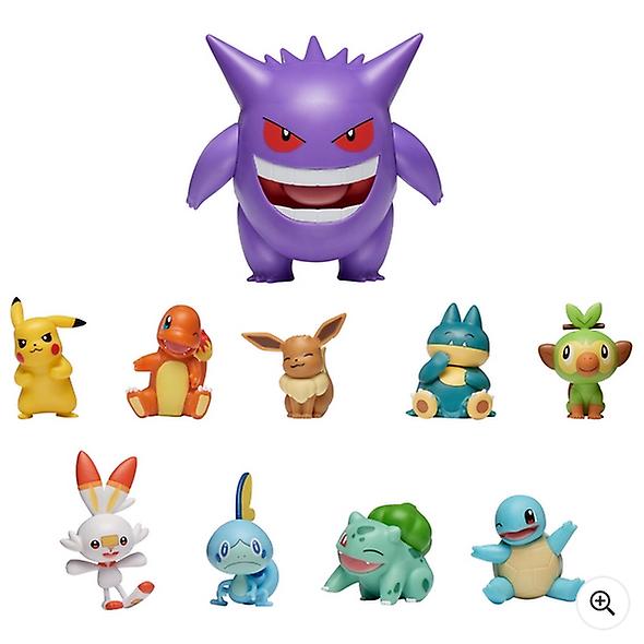 Pokémon 5cm and 12cm battle figures 10-pack