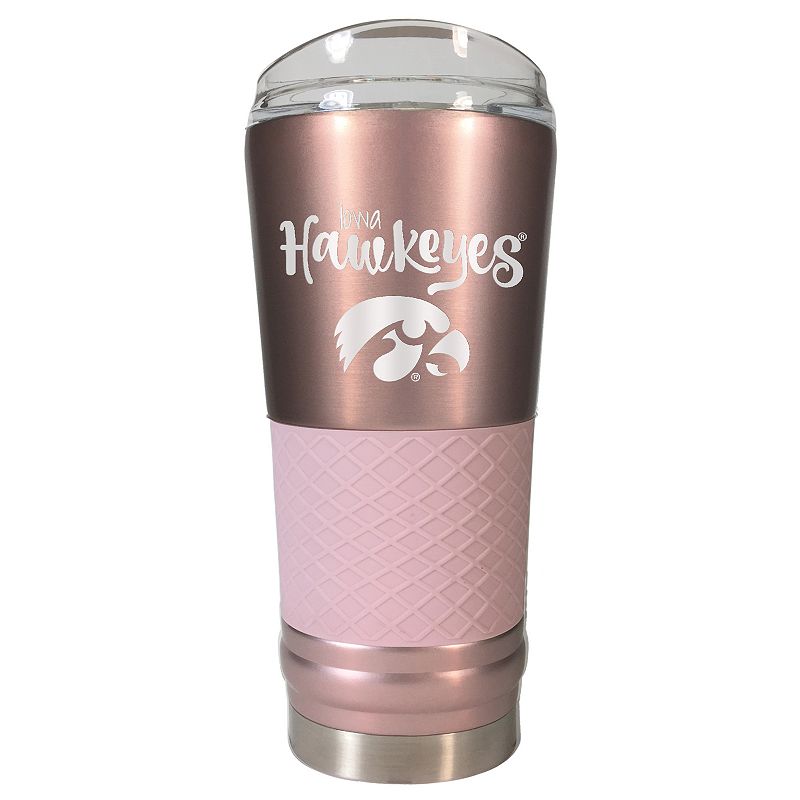 Iowa Hawkeyes 24-Ounce Draft Rose Gold Tumbler