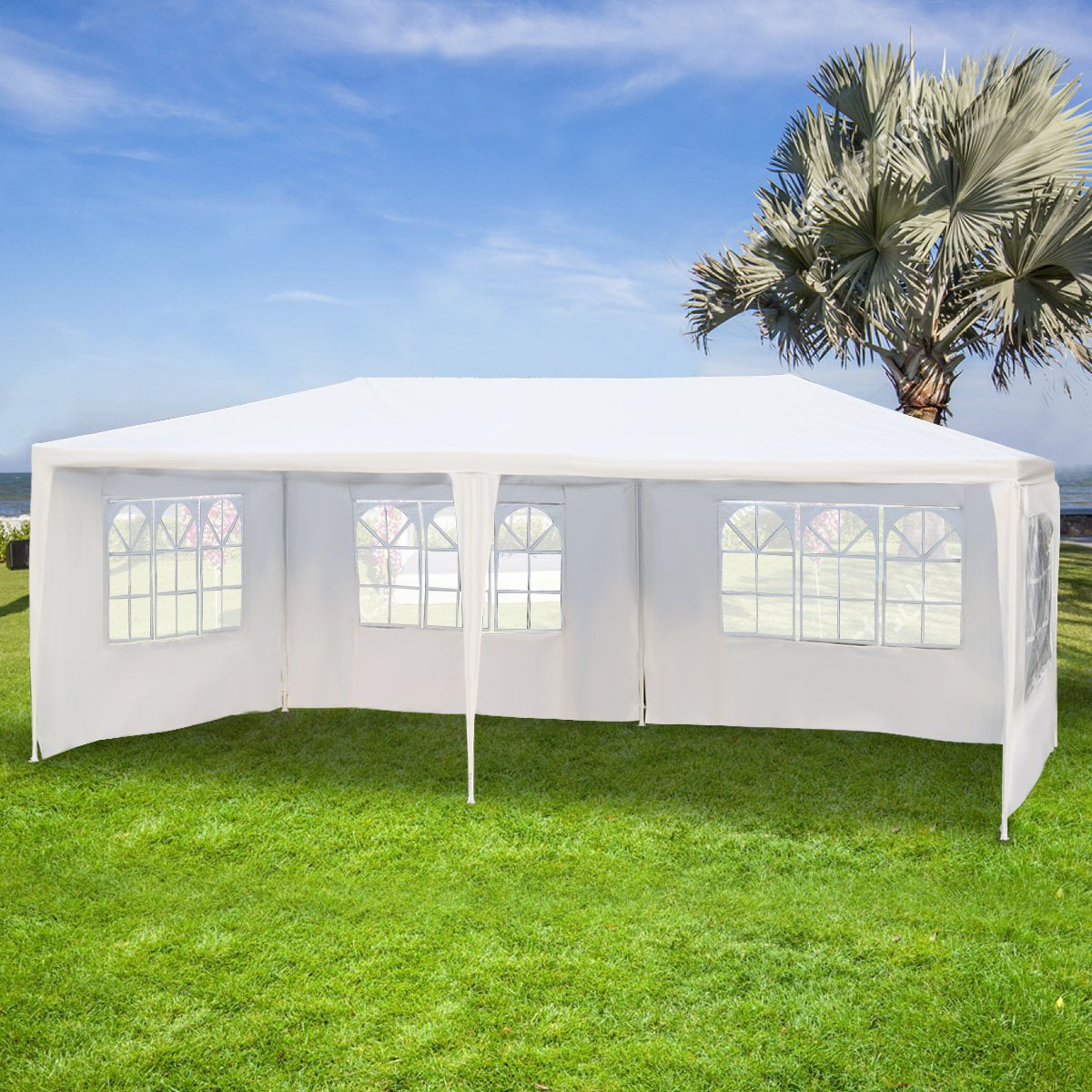 Ktaxon 10' x 20' Party Tent Wedding Canopy with Spiral Tubes White-4