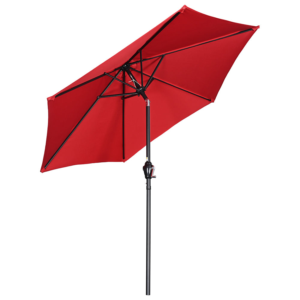 Yescom 7.5ft Patio Umbrella Crank and Tilt 6-Rib