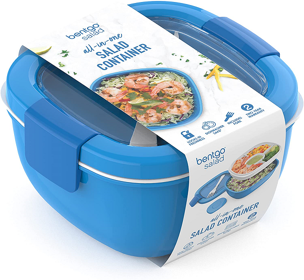 Bentgo Salad - Stackable Lunch Container Large Salad Bowl