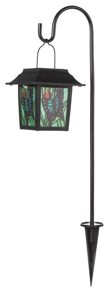 30 quotH Solar Powered LED Pathway Light Garden Stake   Contemporary   Path Lights   by Glitzhome  Houzz