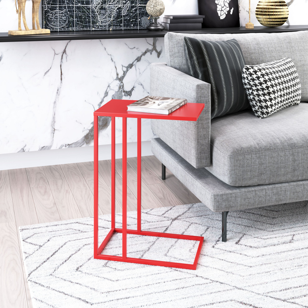 Atom Side Table Black   Contemporary   Side Tables And End Tables   by Zuo Modern Contemporary  Houzz