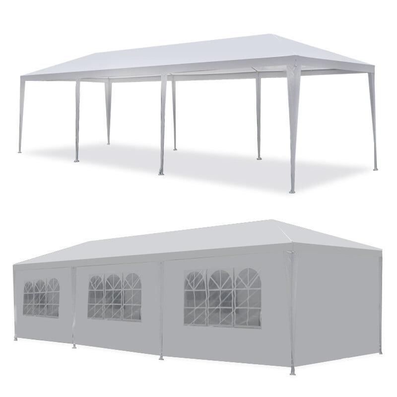 ZenSports 10'x30' Outdoor Party Tent Gazebo Wedding Canopy Tent, White