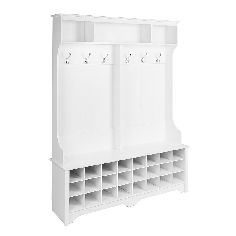 Prepac Wide Hall Tree Storage Cabinet