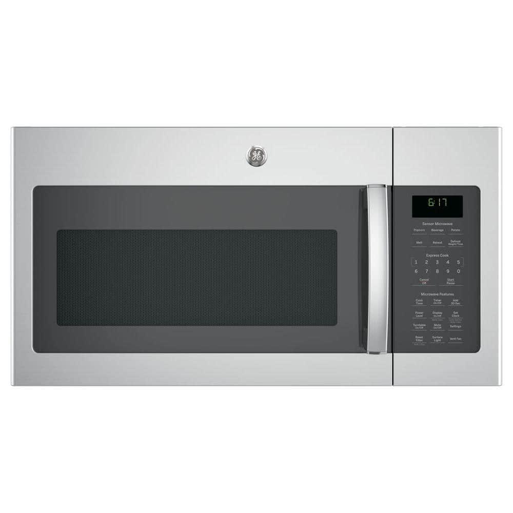 GE 17 cu ft Over the Range Microwave with Sensor Cooking in Stainless Steel