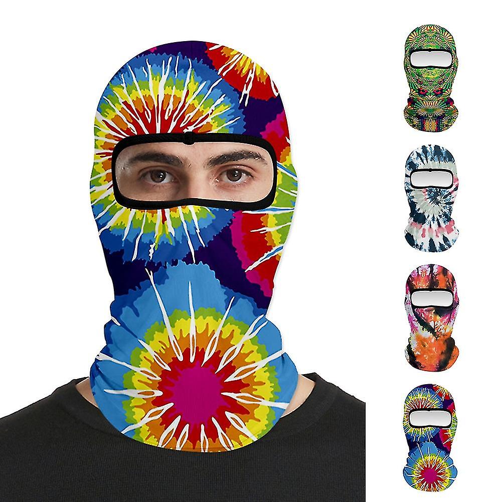 3d Printing Dust Proof Full Face Cover Milk Silk Neck Gaiter Cycling Balaclava