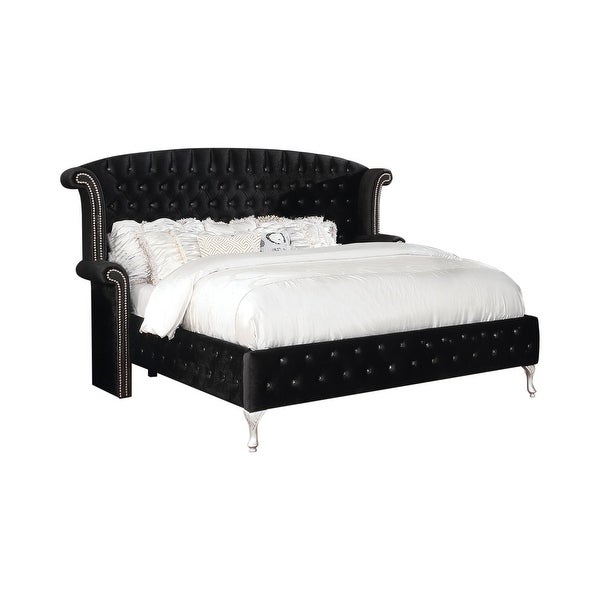 Audrey 2-piece Upholstered Tufted Bedroom Set with Chest - - 34936344