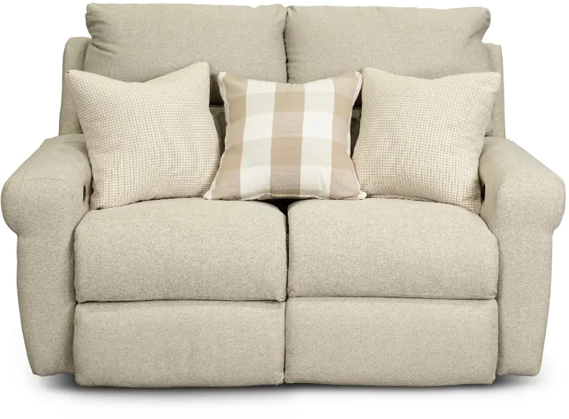 Westport Beige Lay Flat Reclining Loveseat