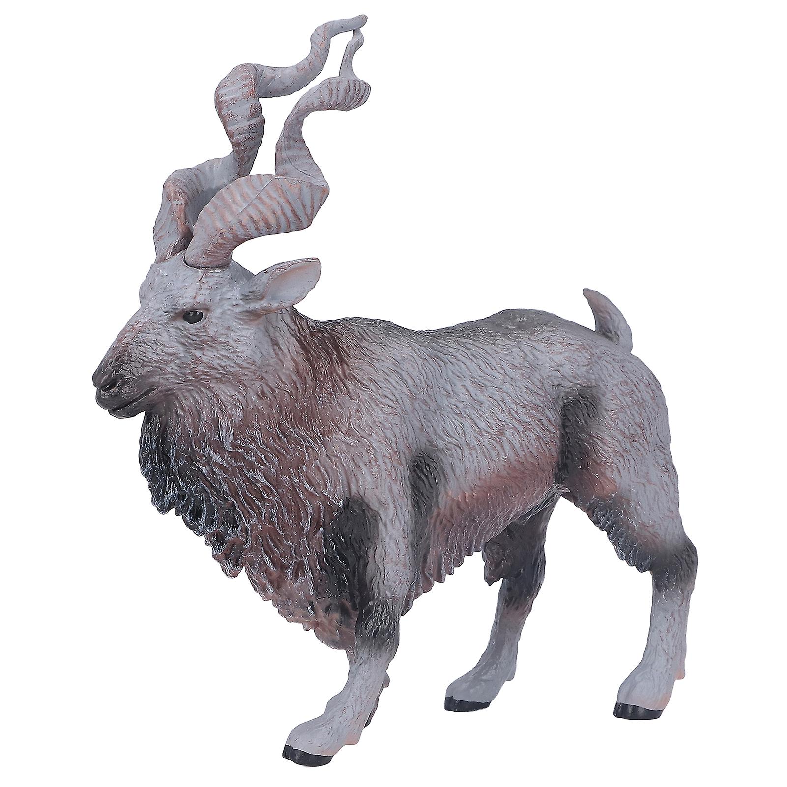 Animals Figurines Toy Realistic Miniature Wild Animal Toys Plastic Wild Forest Animals Markhor For Kids Children Toddlers