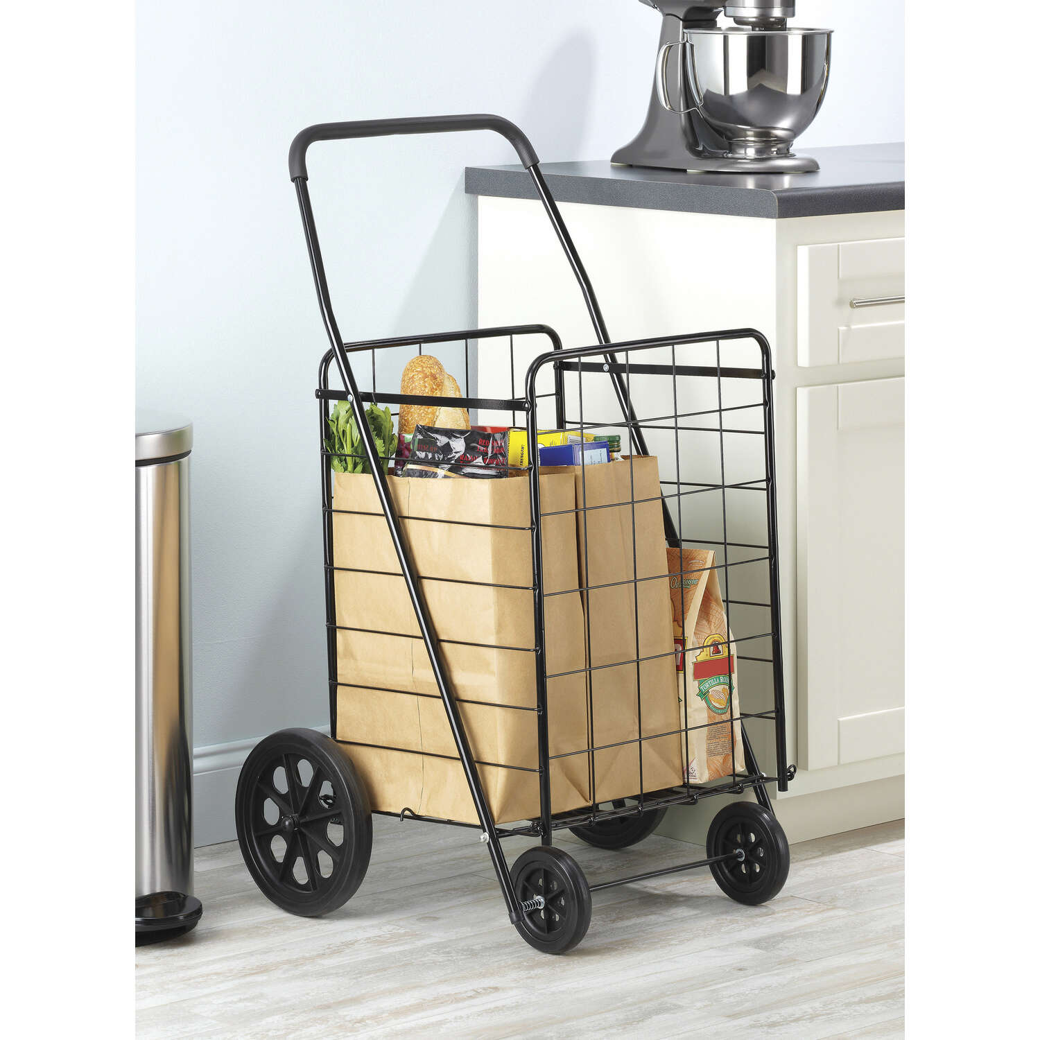 Whitmor 40.1 in. H X 24.5 in. W X 40.1 in. D Collapsible Utility Cart