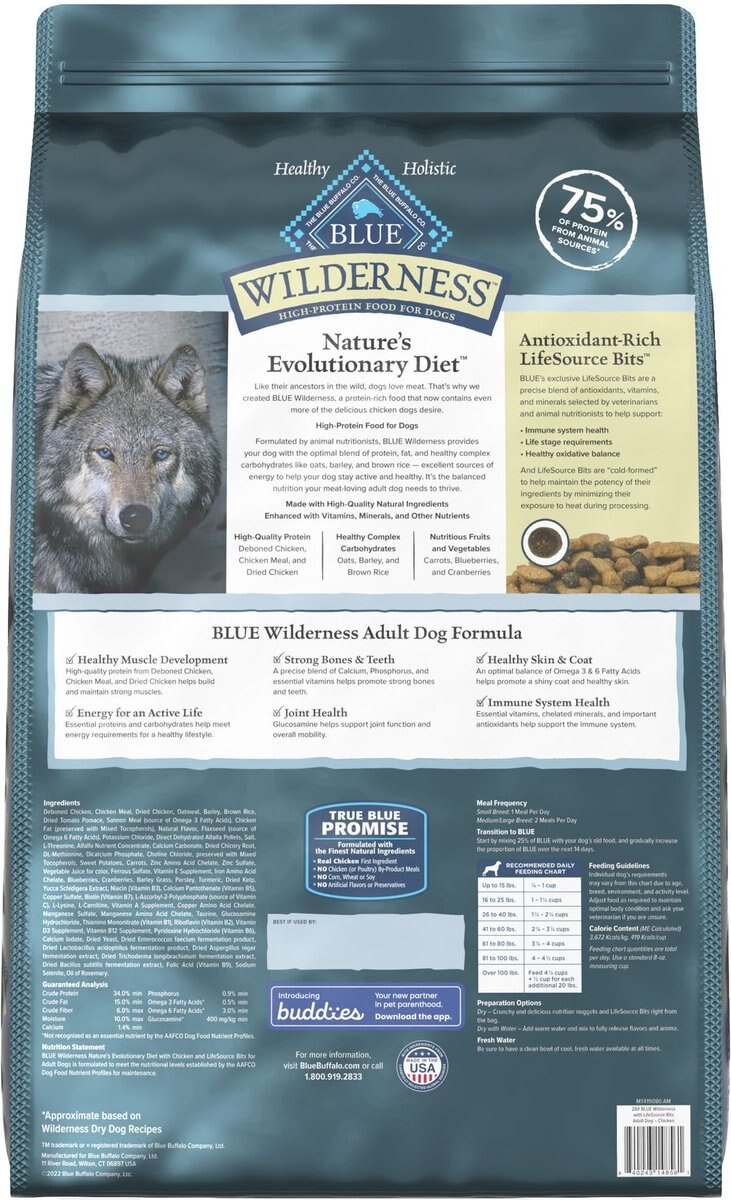 Blue Buffalo Wilderness Chicken Adult Dry Dog Food