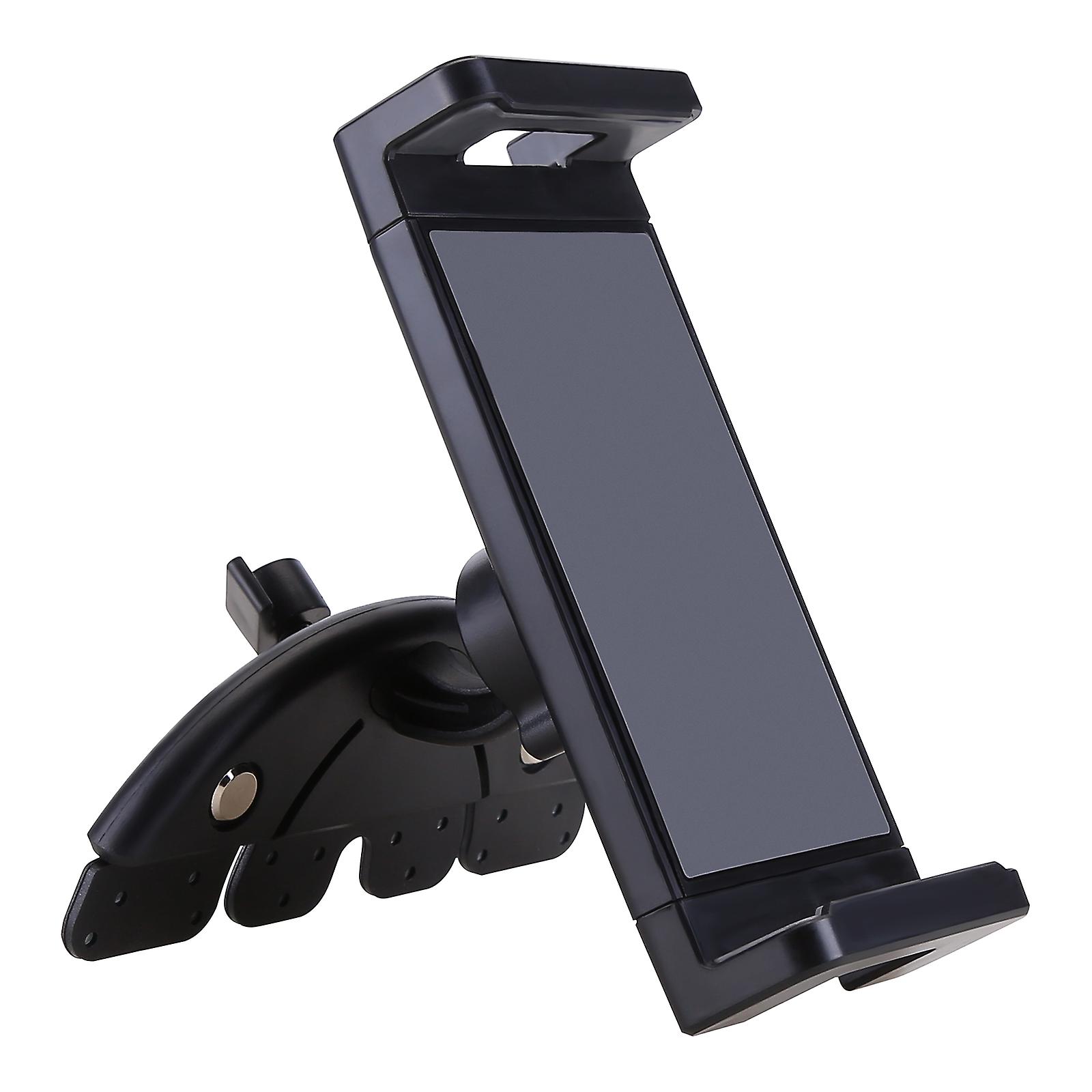 Cd Slot Car Phone Mount Holder Hands-free Auto Vehicle Smartphone Stand Cradle Type 1 Gray