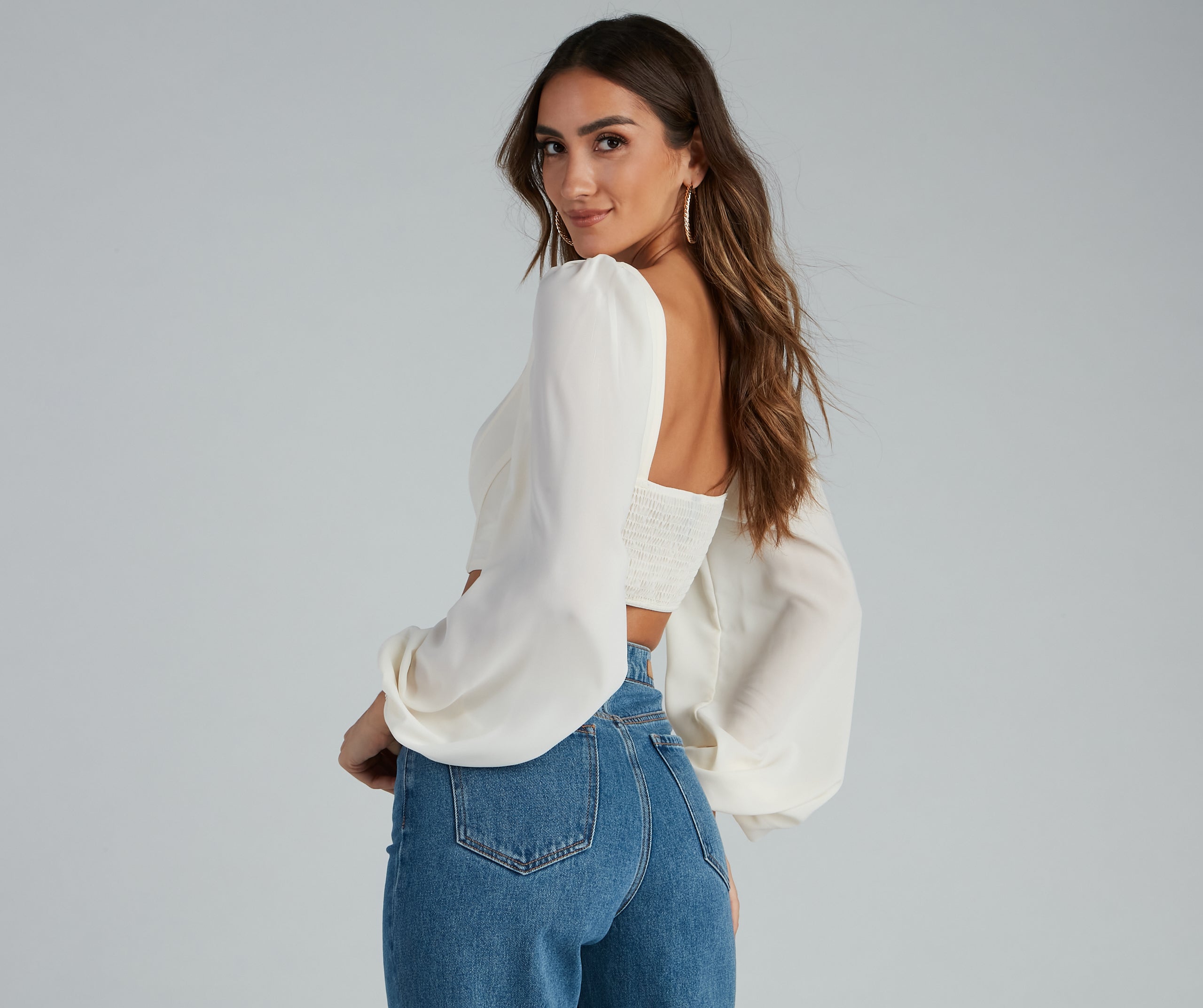 Day Dreams Corset Crepe Top