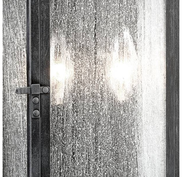 High Zinc 2 light Outdoor Wall Light