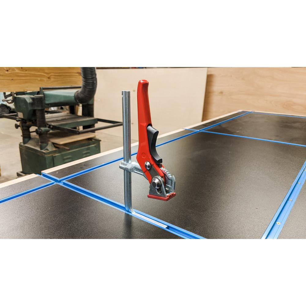 BESSEY 6 in. Capacity Track Saw and Table Clamp with Lever Handle and 2-516 in. Throat Depth GTR16S6H