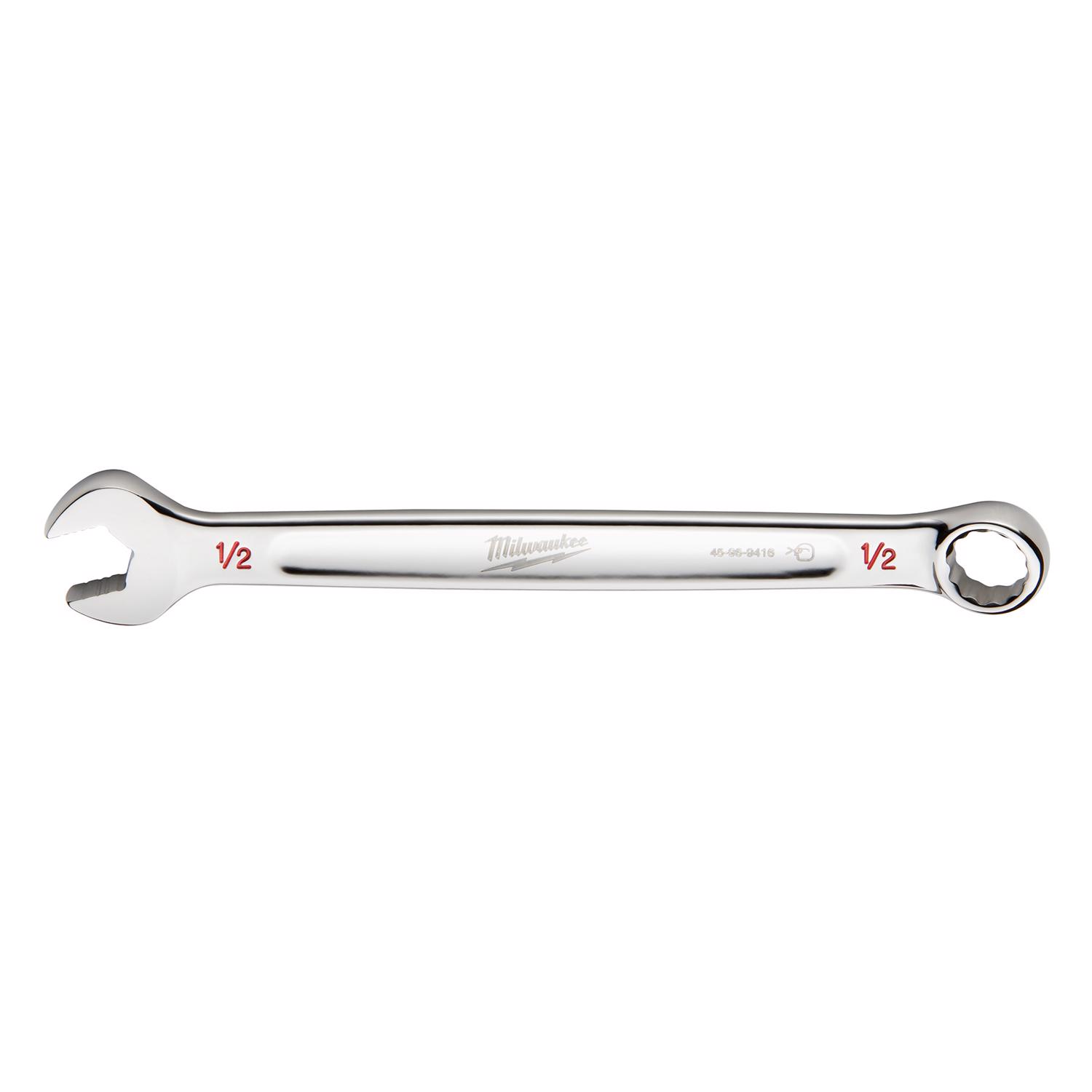 MW Max Bite 1/2 in. X 1/2 in. 6 and 12 Point SAE Combination Wrench 1.14 in. L 1 pc