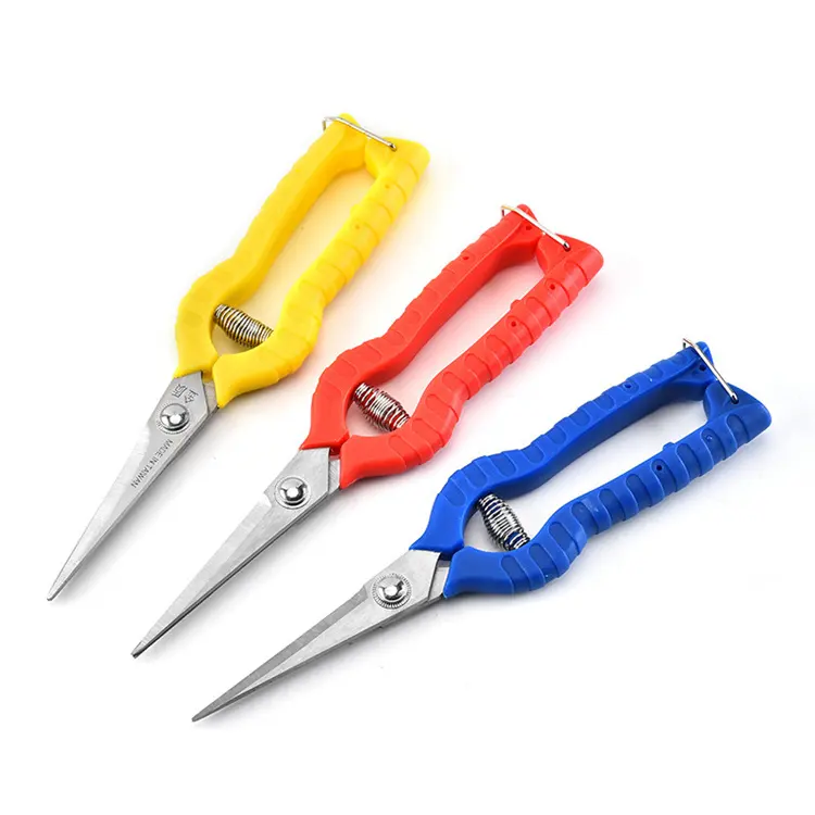 Garden Hand Tools Pruning Shears Steel Garden Scissor Tree Fruit Pruning Shears