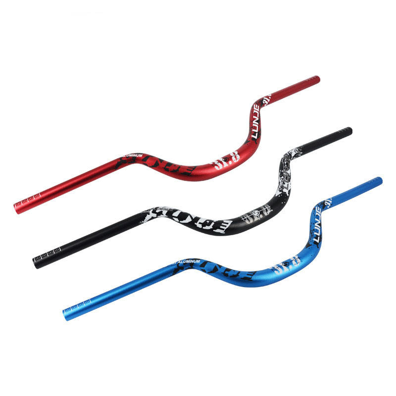 Swallow Shaped Mountain Bike Full Carbon Bicycle Handlebar 31.8*620 720mm Mtb Bike Parts Aluminum oy 7075 Cycling Handle Bar