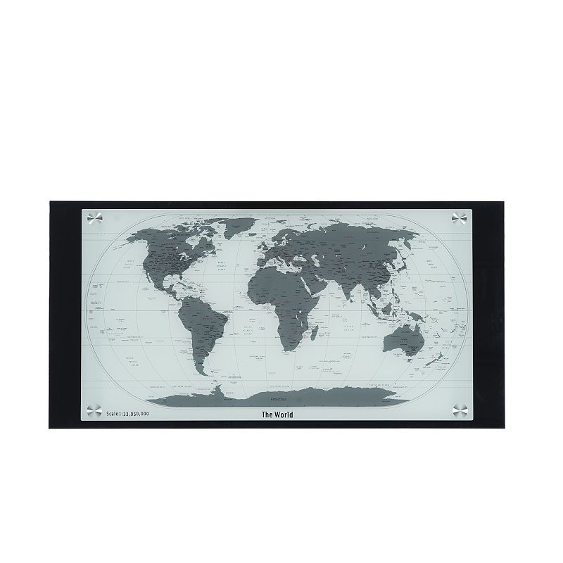 World Map Computer Desk