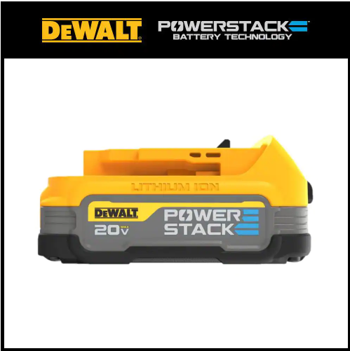 DeWalt 20V MAX POWERSTACK DCBP034 20 V Lithium-Ion Compact Battery 1 pc