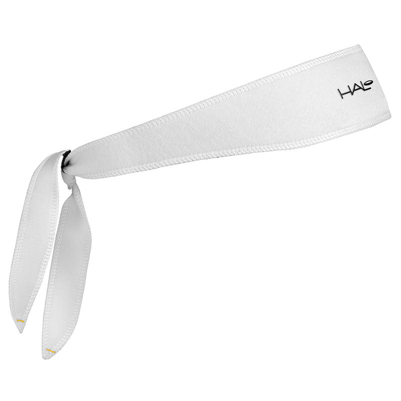 Halo I Tie Headband - White