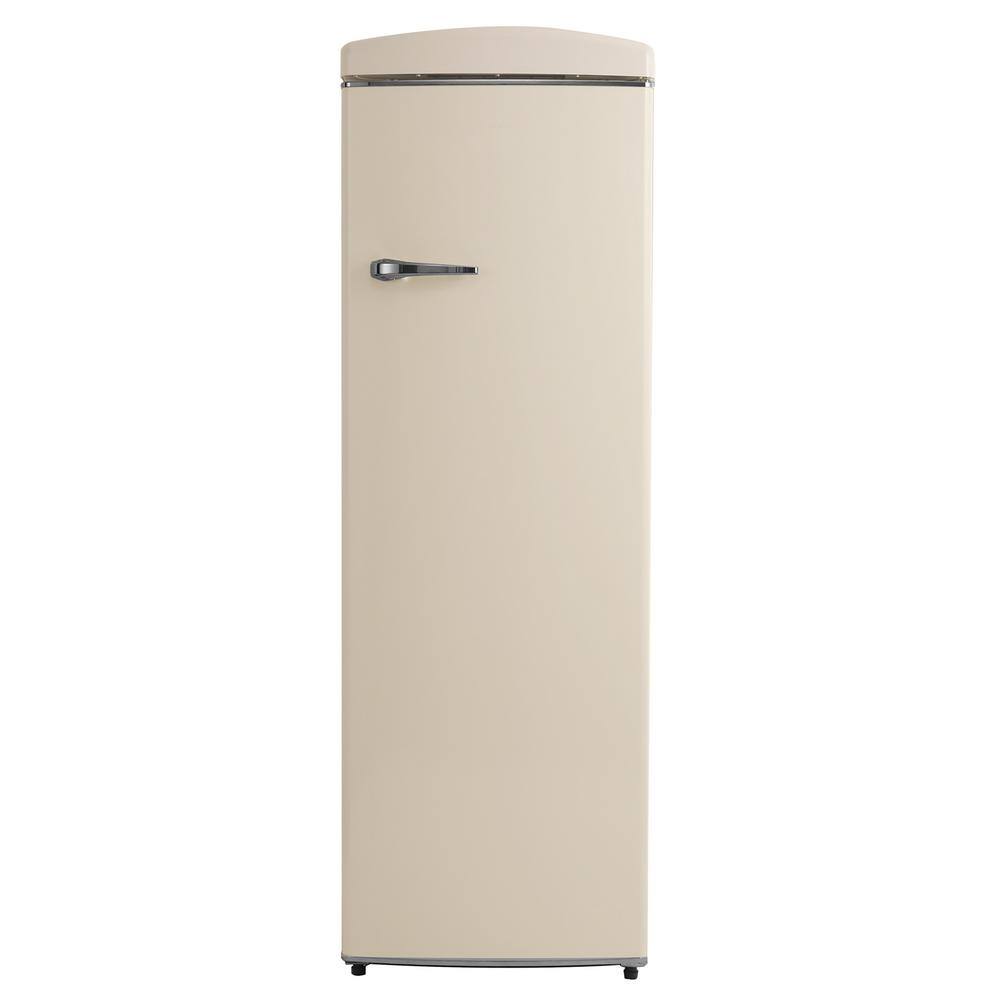 Equator 24 in. 11 cu. ft. Classic Retro Single Door Refrigerator in Cream RR 1100 C