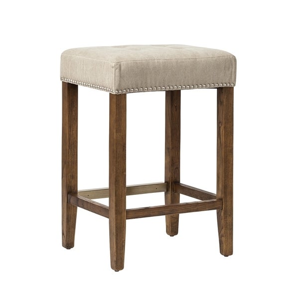 Counter Stool with Wood Legs