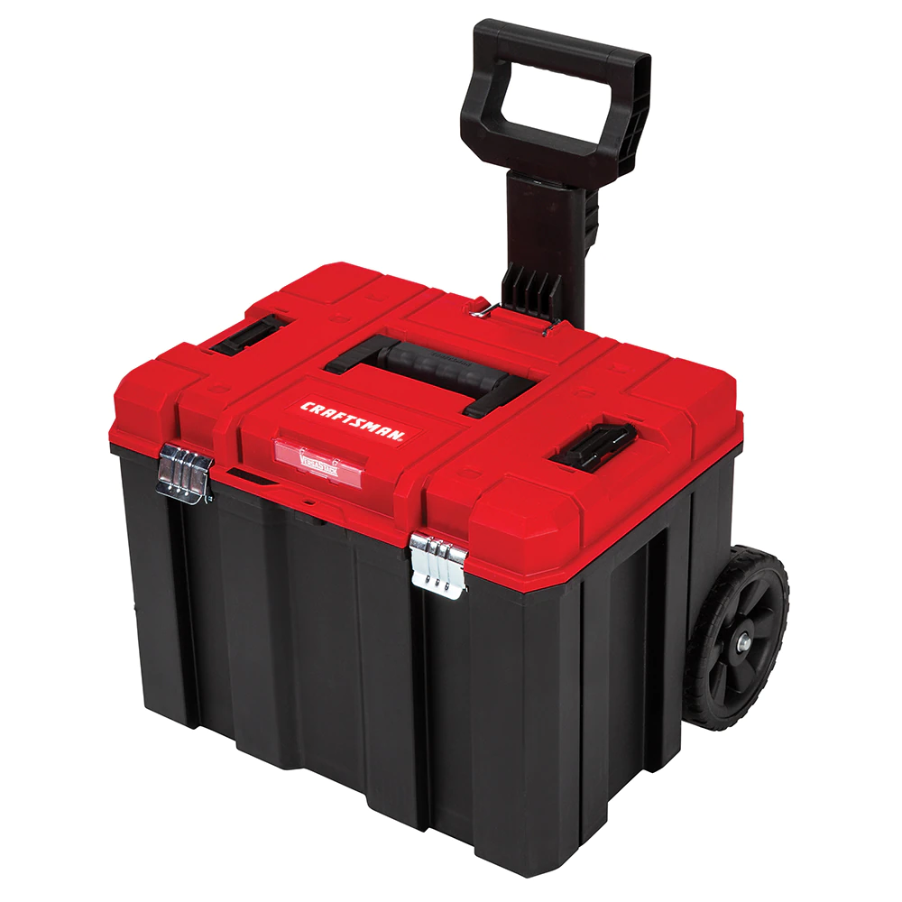 CRAFTSMAN CMST17835 VERSASTACK System 20-in Red Plastic Wheels Lockable Tool Box