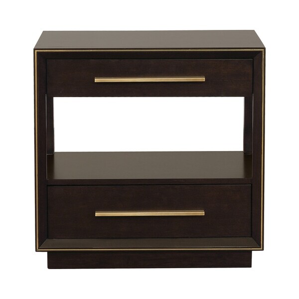 Coaster Furniture Durango Smoked Peppercorn 2-drawer Wooden Nightstand - - 30708966