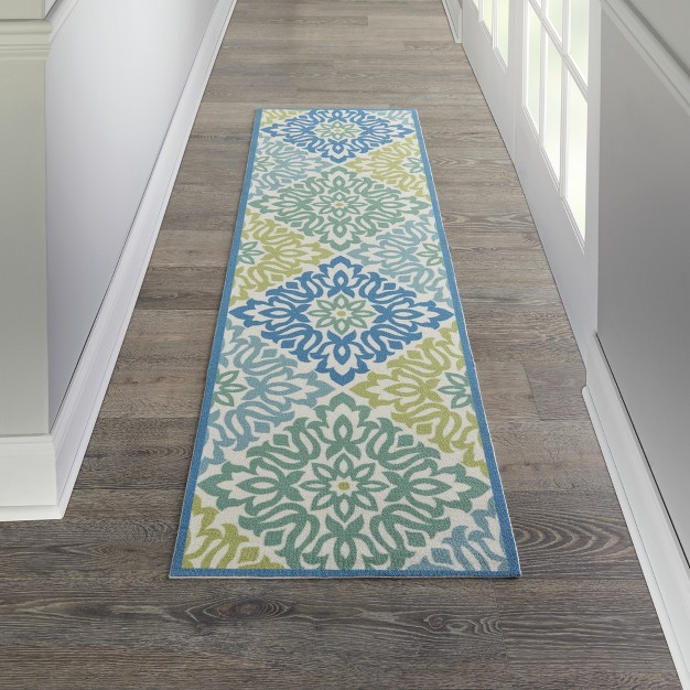 Blue Indoor outdoor Area Rug By Nourison