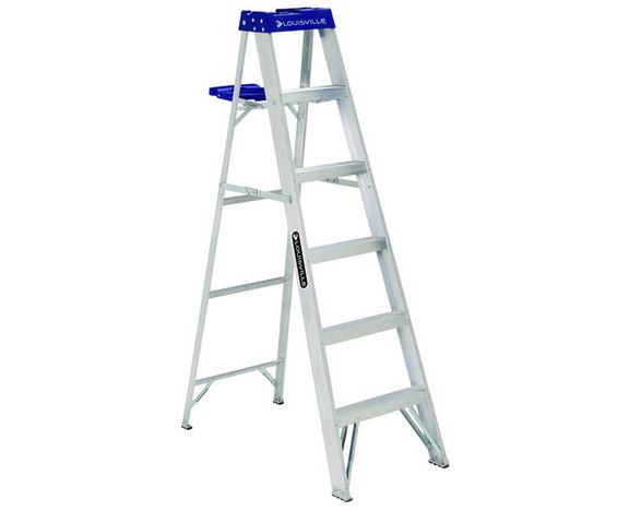 Louisville Ladder AS2106 6' Aluminum Step Ladder W...