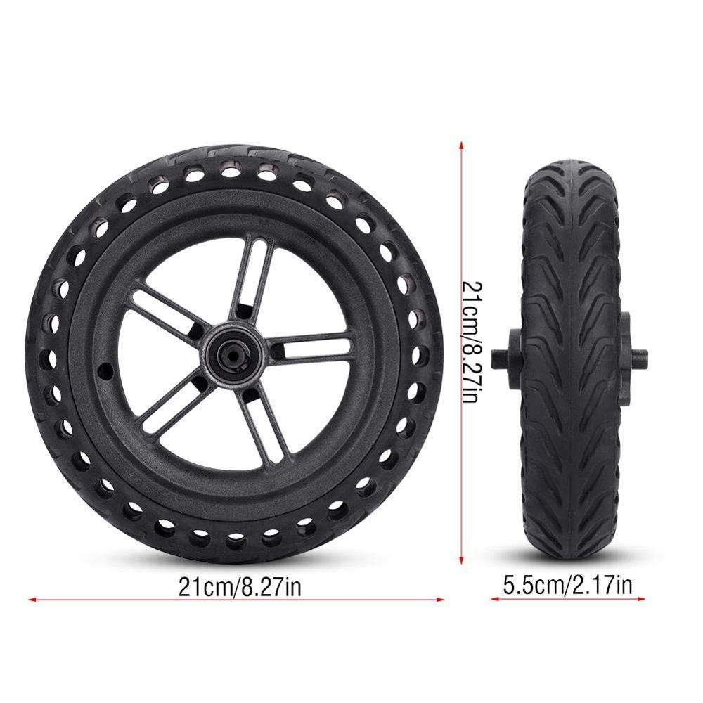 New Image Escooter Explosion Proof Solid Tire Wheel Replacement For Mijia M365 8.5 Inches Electric Scooter Rear Wheel