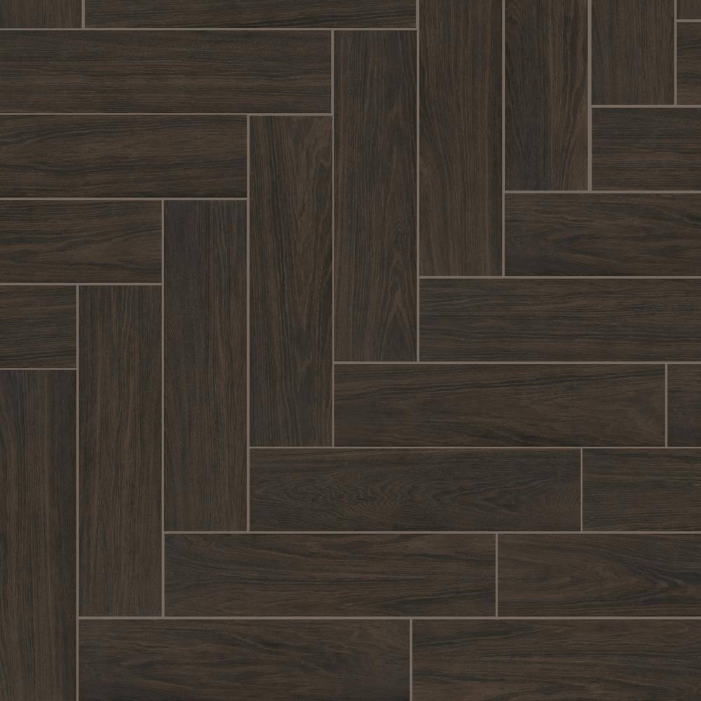 Florida Tile Home Collection Burlington Walnut 6 in. x 24 in. Porcelain Floor and Wall Tile (14 sq. ft.  case) CHDEWLN306X24