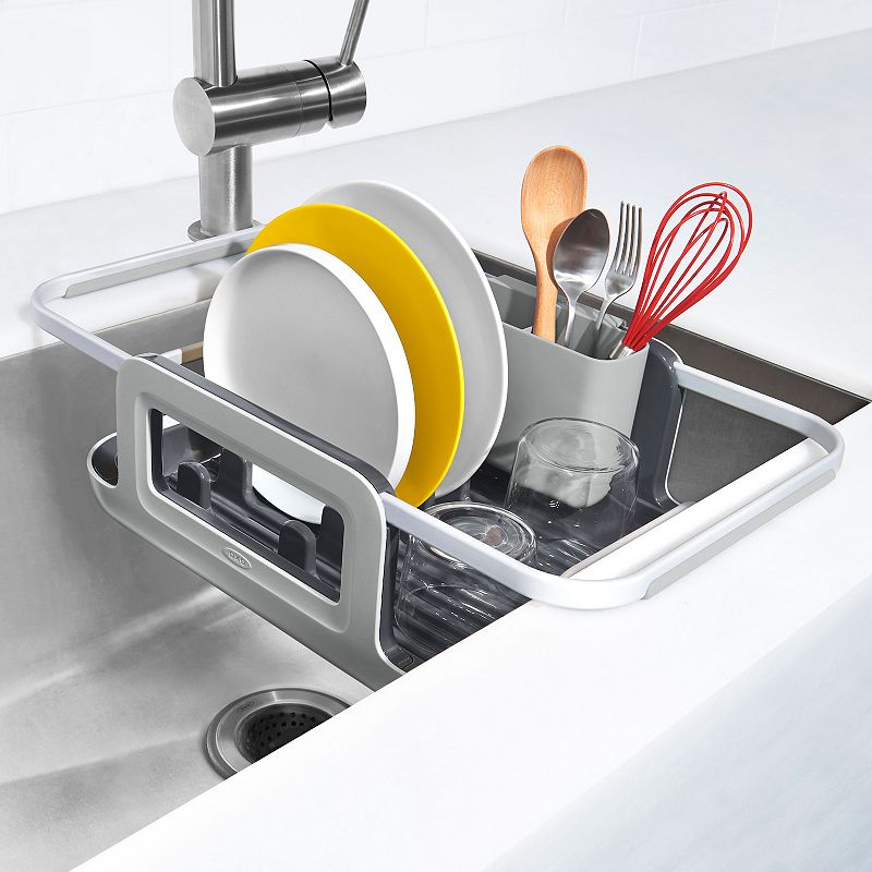 OXO Good Grips Over-the-Sink Aluminum Dish Rack