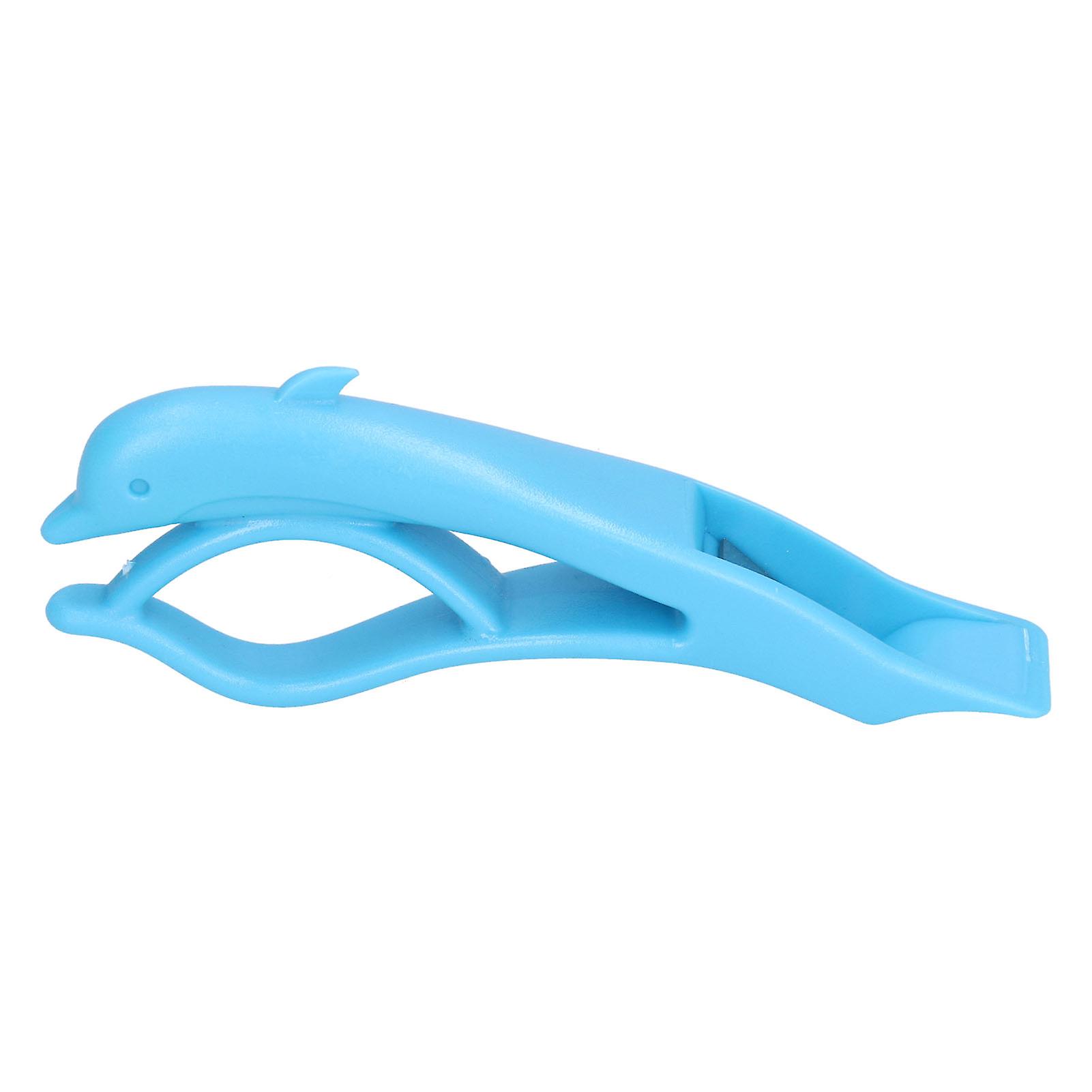 Dolphin Shaped Fruit Peeler Manual Multifunctional Household Peeler Kitchen Tool for Pear PotatoBlue