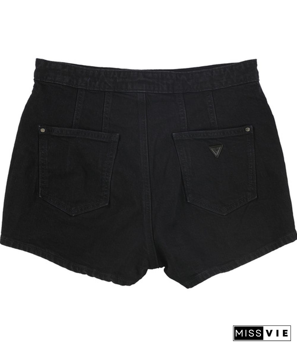 Guess Womens Alexia Casual Denim Shorts