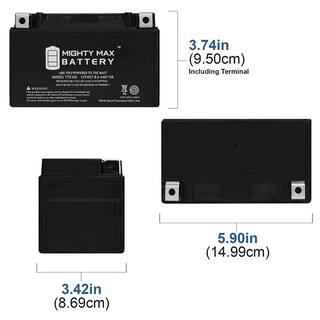 MIGHTY MAX BATTERY 12-Volt 8.6 Ah Replacement Battery for Yuasa YTZ10S Battery YTZ10S61