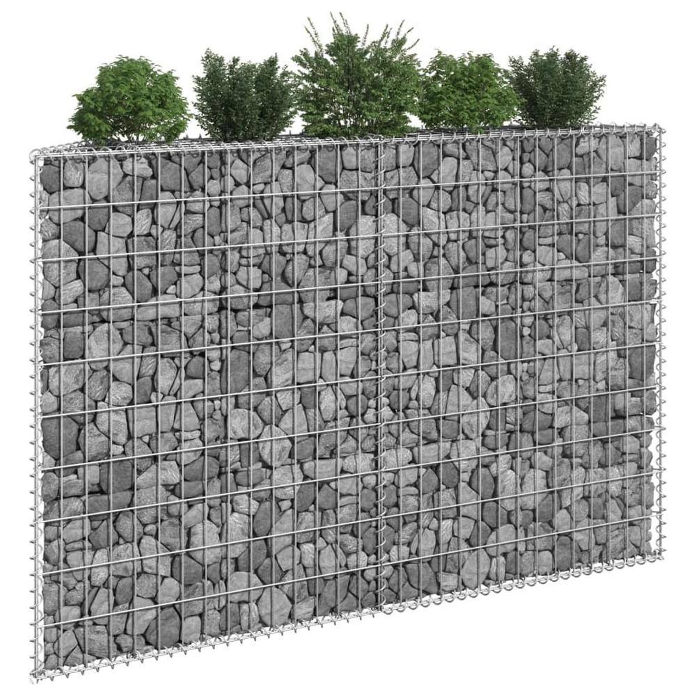 cenadinz 59.1 in. x 7.9 in. x 39.4 in.Steel Trapezium Gabion Raised Bed H-D0102HX6WZT