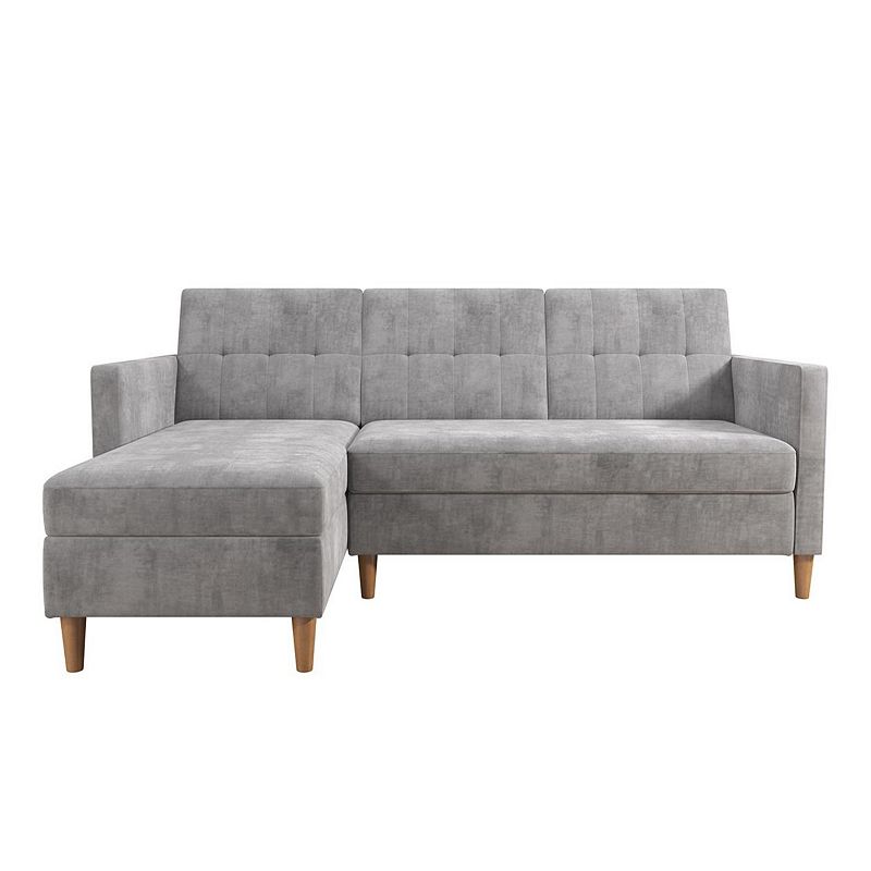 DHP Atwater Living Heidi Storage Sectional Futon Couch