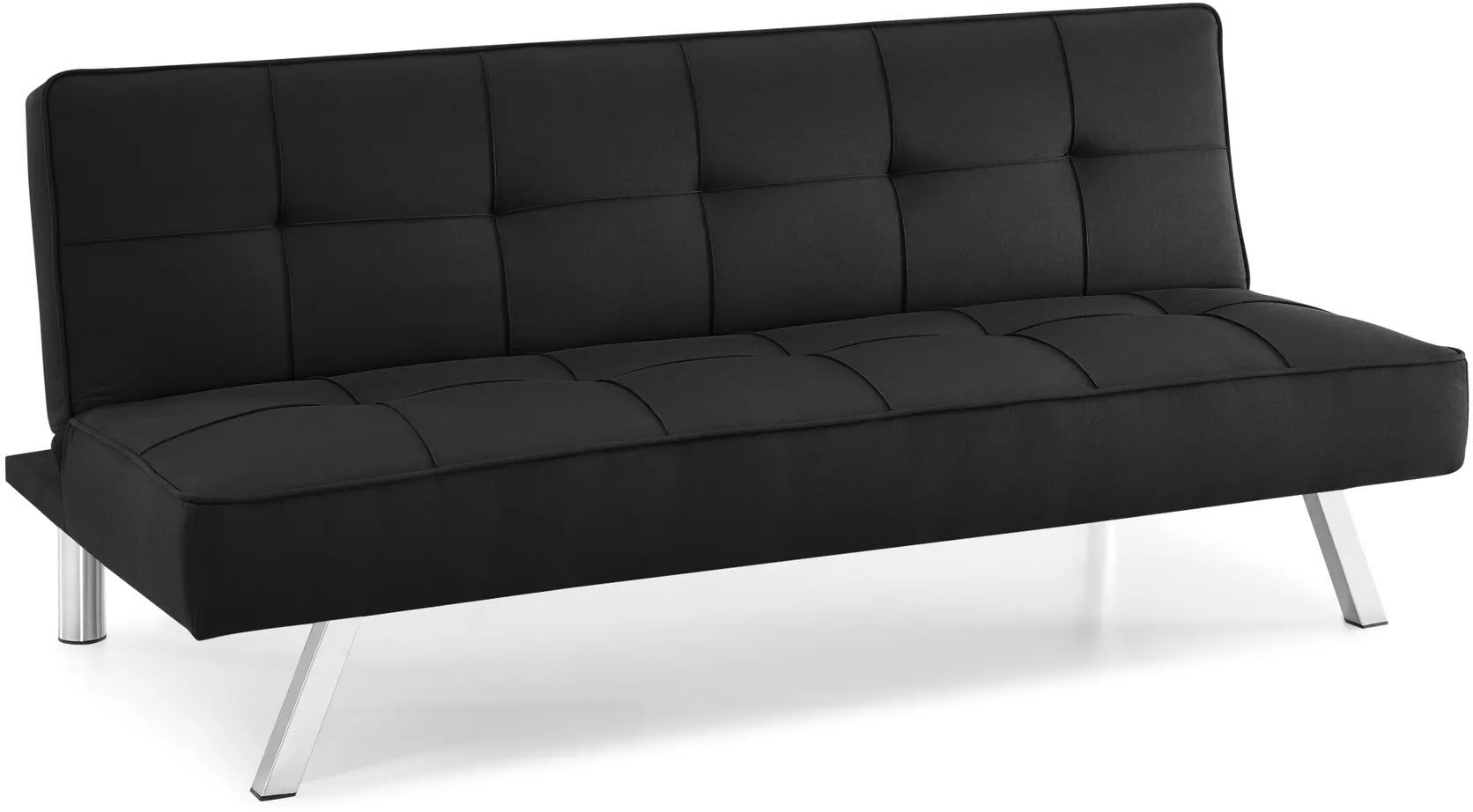 Carly Black Serta Convertible Sofa Bed