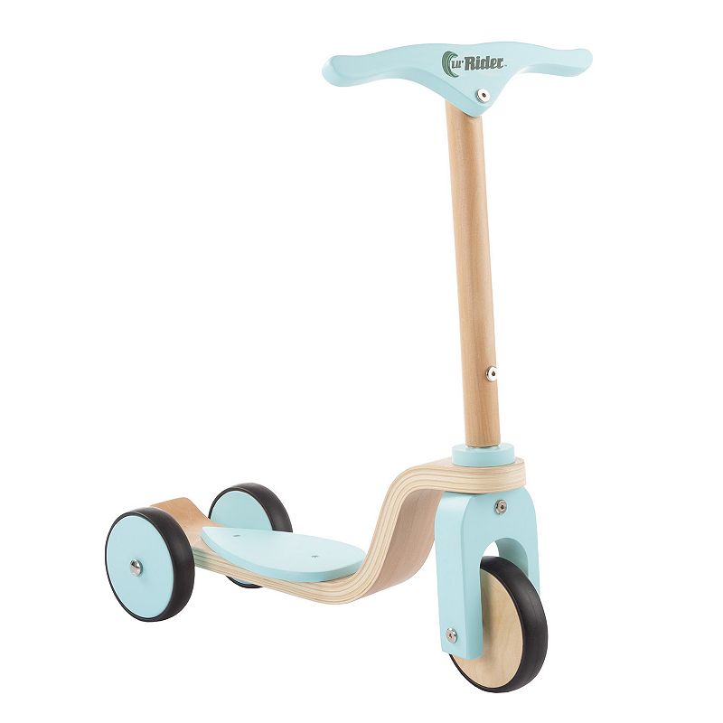 Lil' Rider Kids Wooden 3-Wheel Beginner Scooter