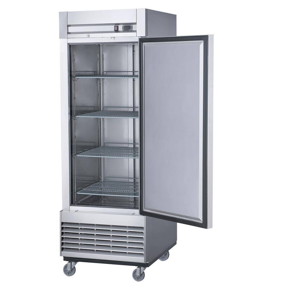 Elite Kitchen Supply 17.7 cu. ft. Commercial Upright Reach-in Refrigerator in Stainless Steel EKS-E30R