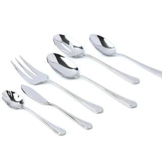 J.A. HENCKELS INTERNATIONAL Alcea 65-Piece 1810 Stainless Steel Flatware Set (Service for 12) 22520-365