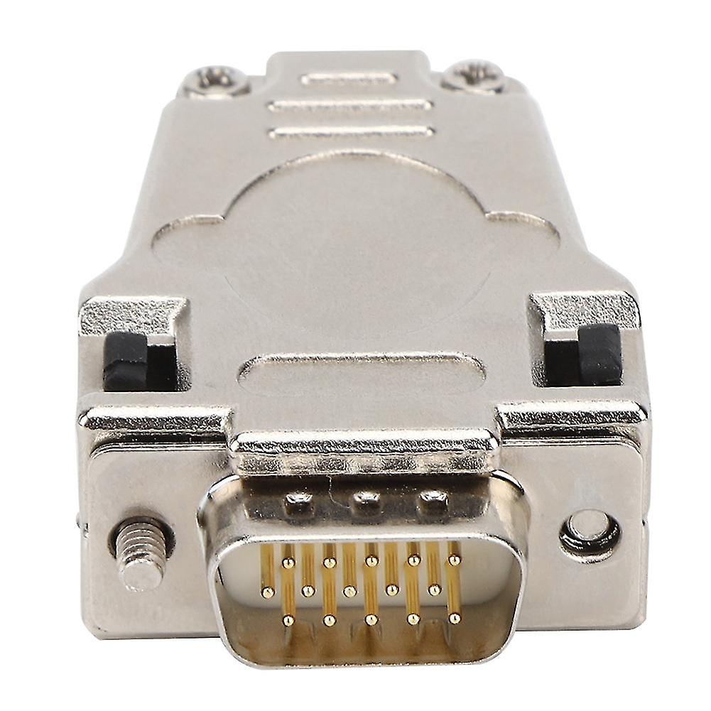 D-SUB Serial Connector Flame Retardant 15 Pin Male with Metal Shell DB15P M-180