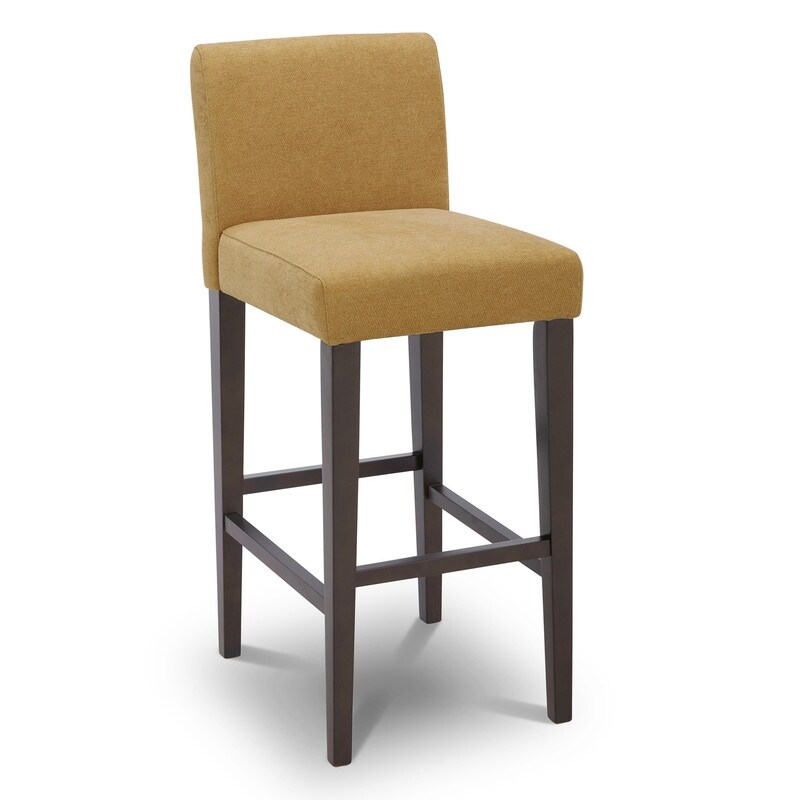 Eason Upholstered Low Back Barstool Set of 2