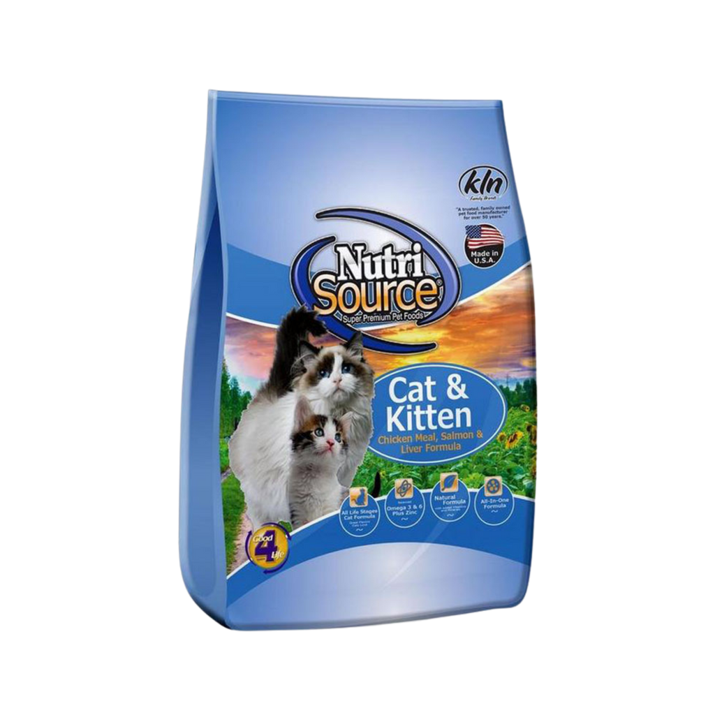 Nutrisource Cat and Kitten Chicken， Salmon and Liver